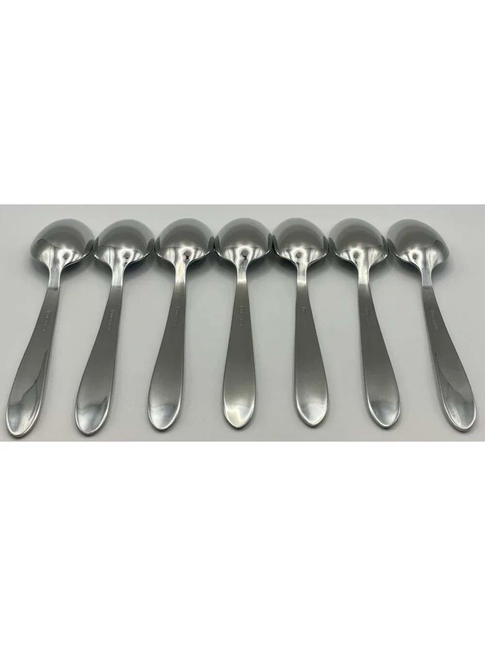 (7) Lenox ACCOUTREMENTS Stainless 18/10 Place Spoon Lot ~ 7”
